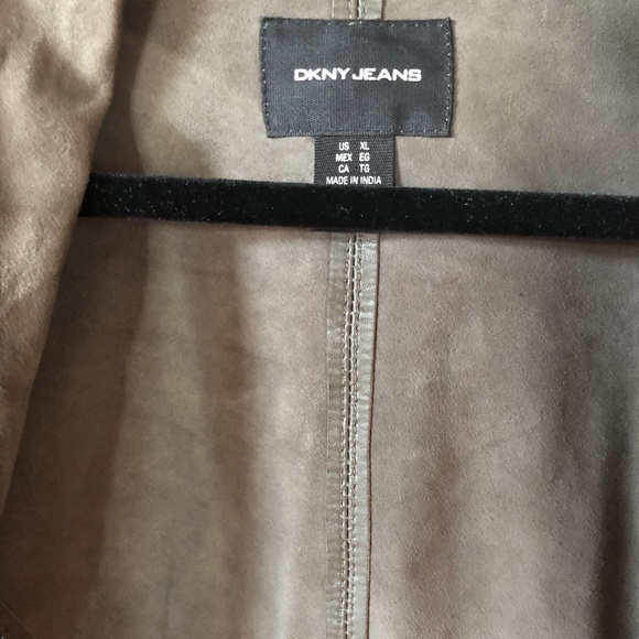 DKNY Leather Suede Jacket (NEW) - Picture 4 of 7